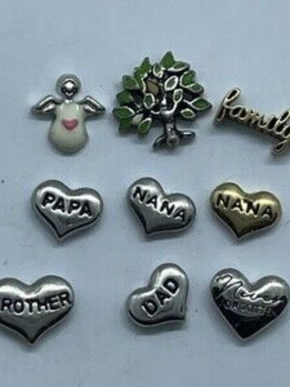 Dangle Stiletto Dress Lipstick Clear CZ & Enamel